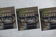 Coffee Blends Flyer Mockup