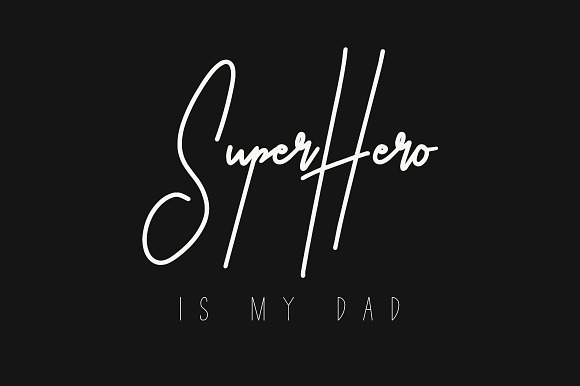 Like Father Like Son - Signature in Script Fonts - product preview 1