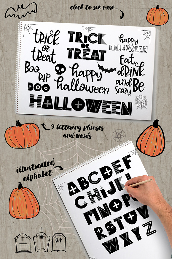 Happy Halloween Party in Illustrations - product preview 2