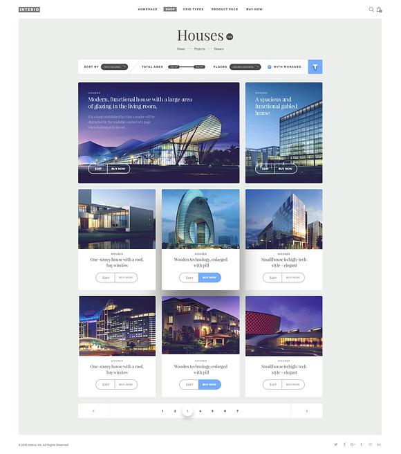 Architecture & Interior PSD Template in Templates - product preview 23