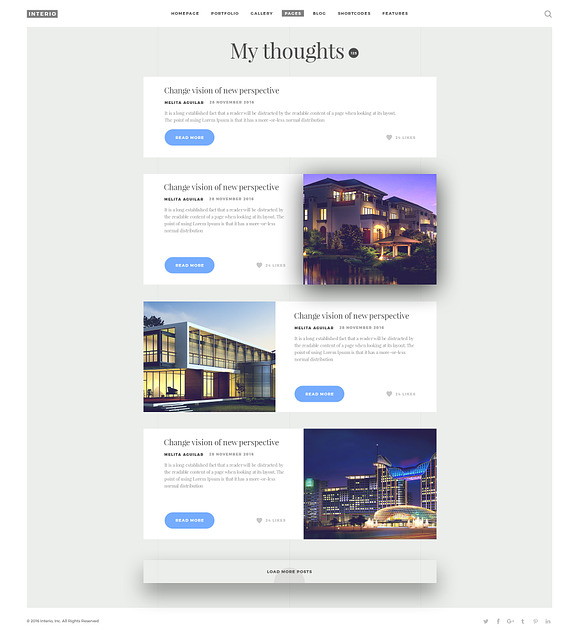Architecture & Interior PSD Template in Templates - product preview 31