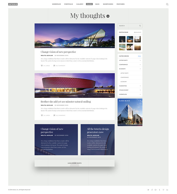 Architecture & Interior PSD Template in Templates - product preview 32