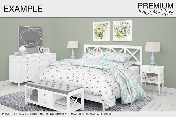 Bedding Mockup Set in Product Mockups - product preview 5