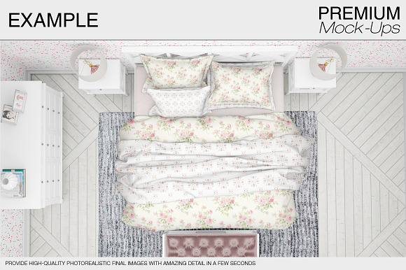 Bedding Mockup Set in Product Mockups - product preview 11