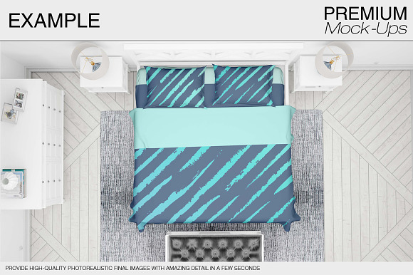 Bedding Mockup Set in Product Mockups - product preview 5