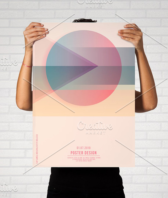 Geometric cover template set. in Card Templates - product preview 2
