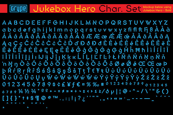 Jukebox Hero Family in Display Fonts - product preview 3