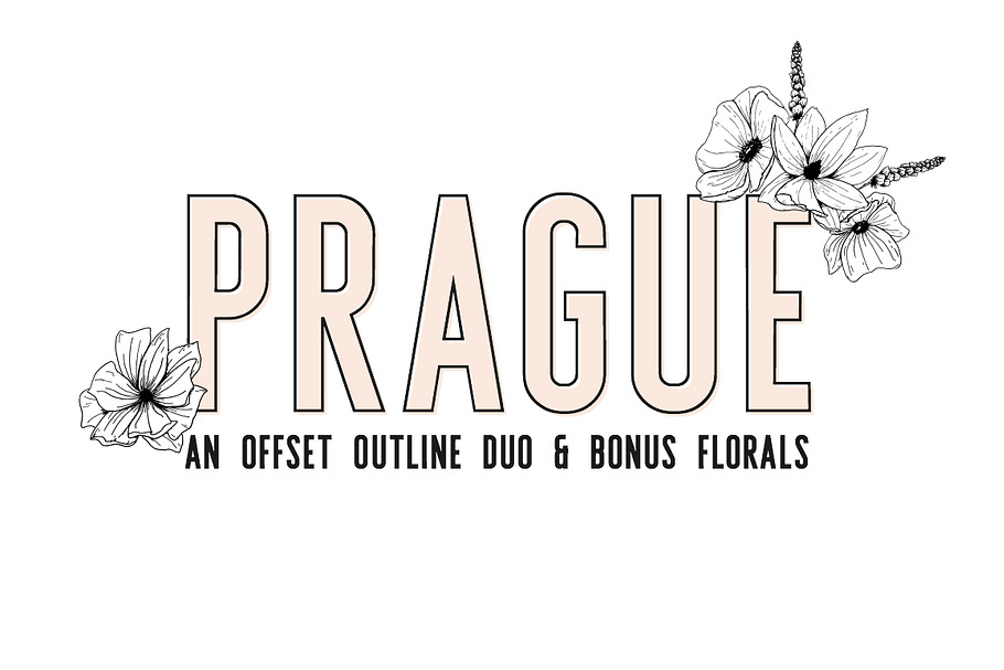 Prague | Font Duo + Florals