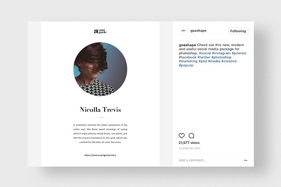 Stylish Social Media Pack in Instagram Templates - product preview 3