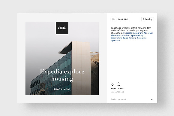 Stylish Social Media Pack in Instagram Templates - product preview 11