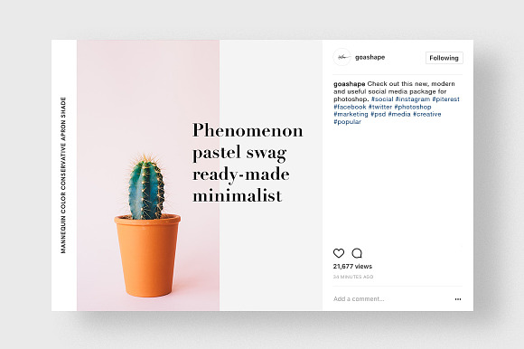 Stylish Social Media Pack in Instagram Templates - product preview 15