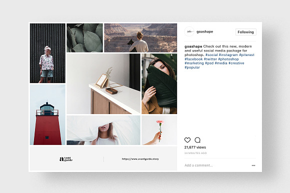 Stylish Social Media Pack in Instagram Templates - product preview 18