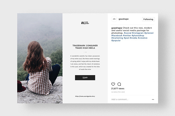 Stylish Social Media Pack in Instagram Templates - product preview 19