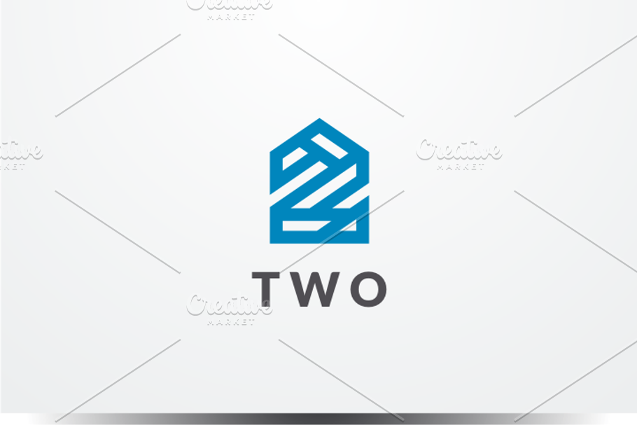 Two - 2 in Logo Templates - product preview 8