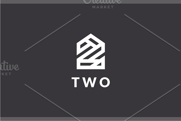 Two - 2 in Logo Templates - product preview 1