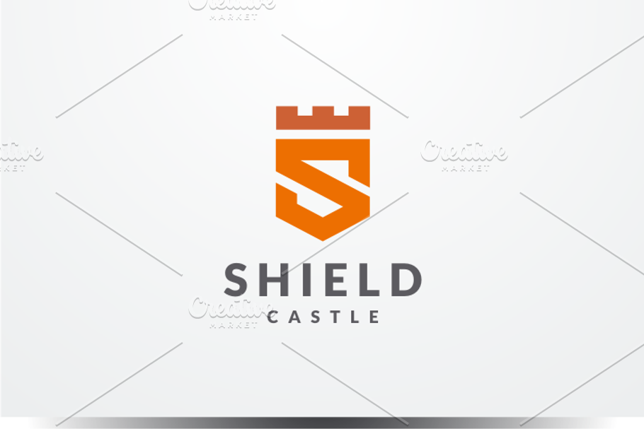 Shield Castle - S Logo in Logo Templates - product preview 8
