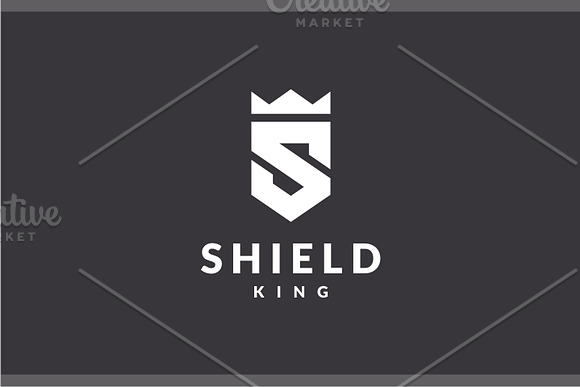 Shield King - S Logo in Logo Templates - product preview 1