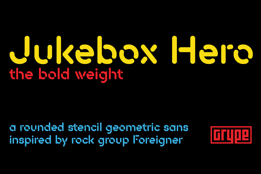 Jukebox Hero Bold in Display Fonts - product preview 8