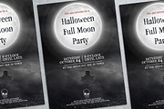 Halloween Party Poster Mockup