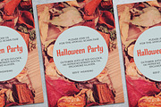 Halloween Party Poster Mockup