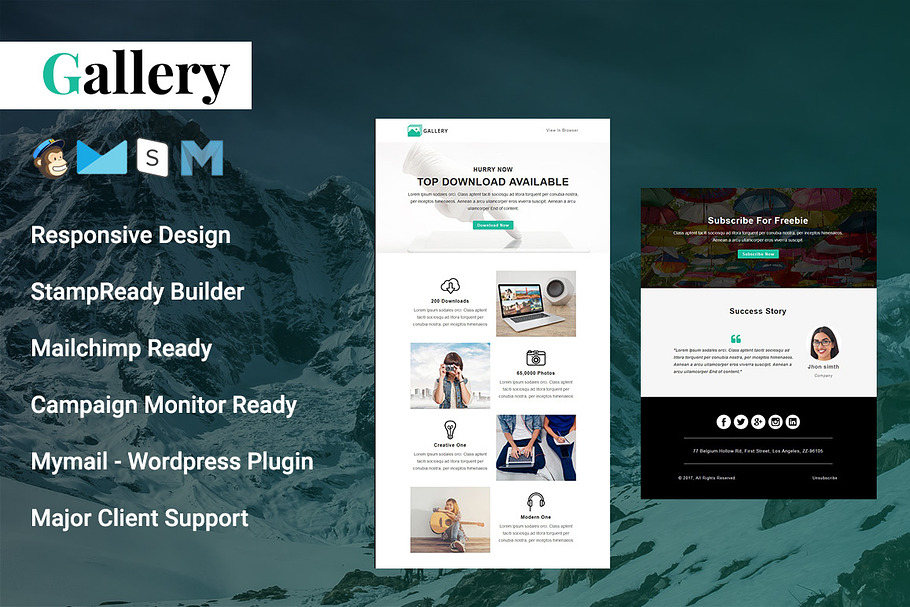 Gallery - Responsive Email Template