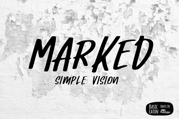 Marked Simple Marker Font in Scary Fonts - product preview 1