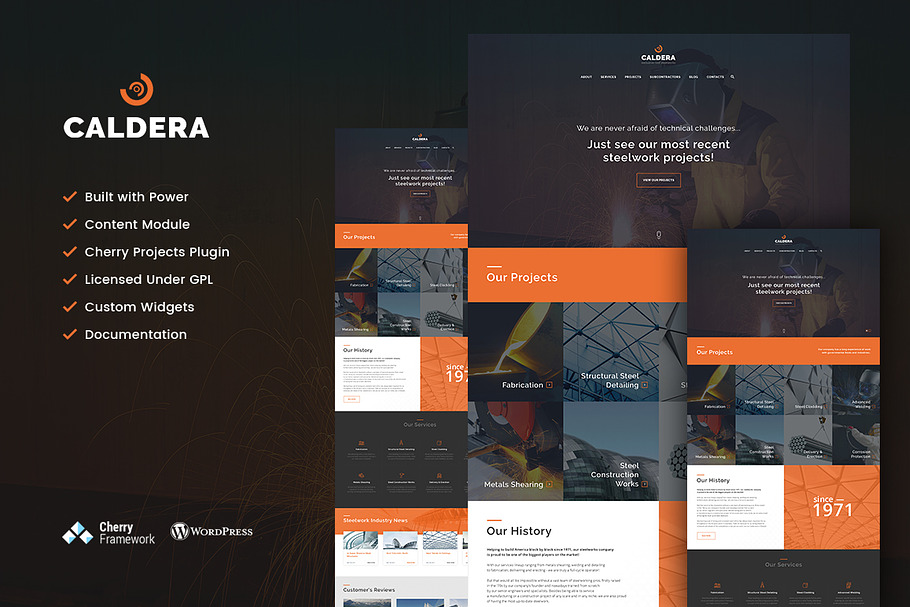 Steelworks & Constructions Wordpress in WordPress Business Themes - product preview 8