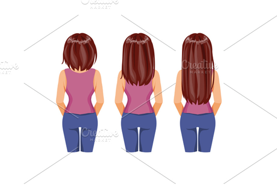 Hair growth in Illustrations - product preview 8