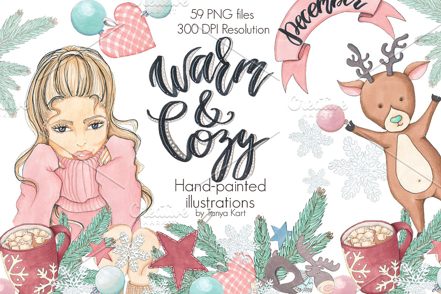 Warm & Cozy Hand-painted collection