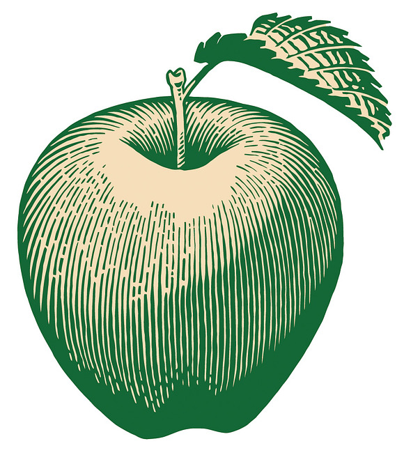 Color Apples in Illustrations - product preview 1