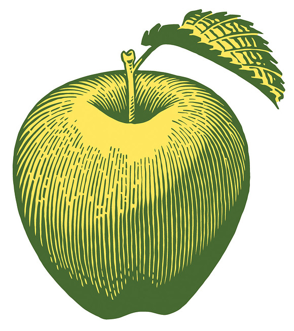 Color Apples in Illustrations - product preview 2