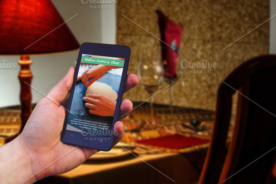Phone Mockup-Changeable Background in Mobile & Web Mockups - product preview 8