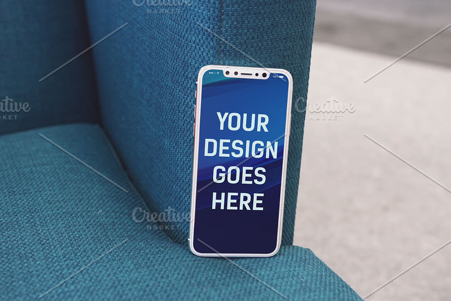 Apple iPhone X Mock-up#3 in Mobile & Web Mockups - product preview 8