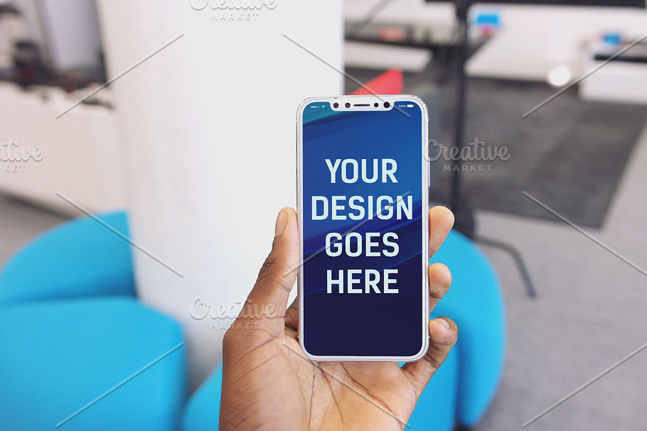 Apple iPhone X Mock-up#1 in Mobile & Web Mockups - product preview 8