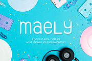 Maely | A Cute & Playful Typeface