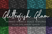 Glitterfish Mermaid Scales Textures