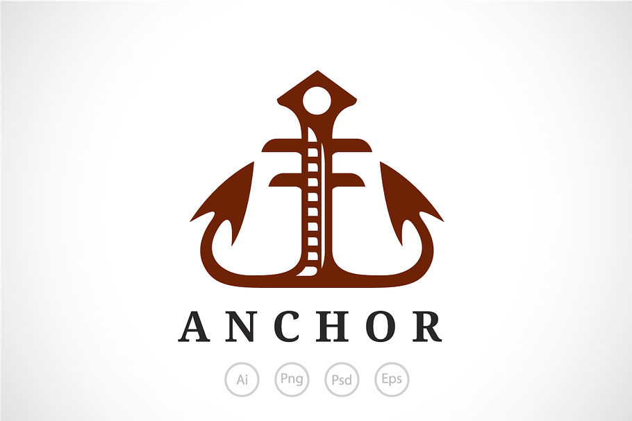 Elegant Anchor Logo Template in Logo Templates - product preview 8