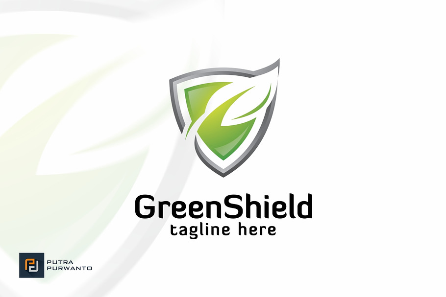 Green Shield - Logo Template in Logo Templates - product preview 8