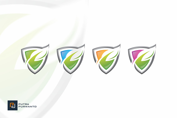 Green Shield - Logo Template in Logo Templates - product preview 2