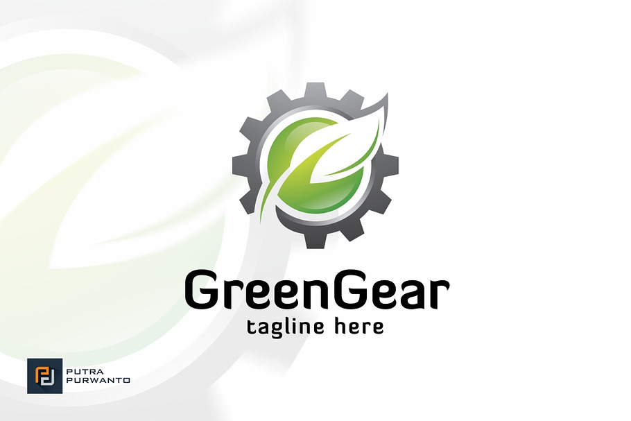 Green Gear - Logo Template in Logo Templates - product preview 8