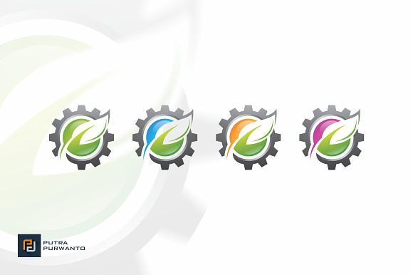 Green Gear - Logo Template in Logo Templates - product preview 2