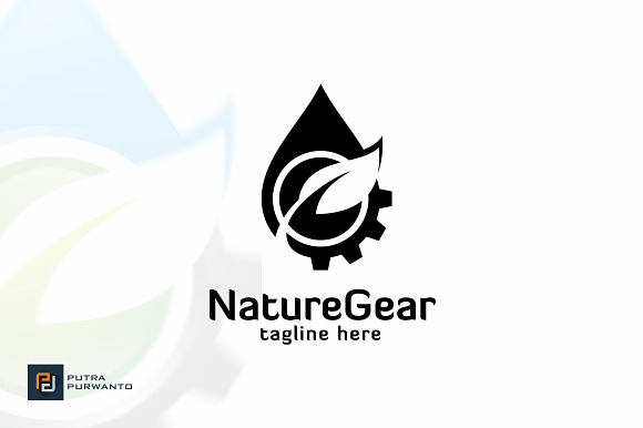 Nature Gear - Logo Template in Logo Templates - product preview 1