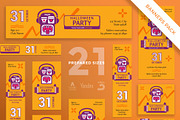Banners Pack | Halloween Party