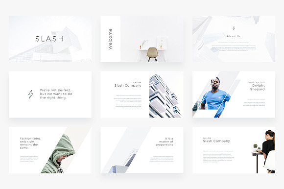 Slash - Powerpoint Template in PowerPoint Templates - product preview 1