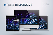 Clark - A corporate landing page