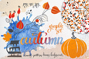 Autumn. Graphic collection.