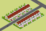 Modern townhouses