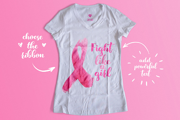 Vector watercolor ribbons cancer. in Illustrations - product preview 1