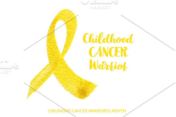 Vector watercolor ribbons cancer. in Illustrations - product preview 4