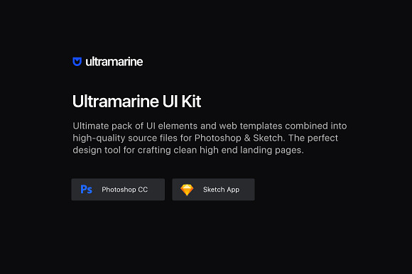 Ultramarine UI Kit in UI Kits and Libraries - product preview 1
